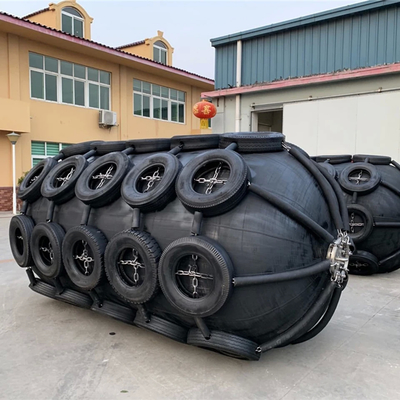 0.05Mpa/0.08Mpa Aanvankelijke druk Yokohama Marine Fender Cylindrische rubber marine onderdelen