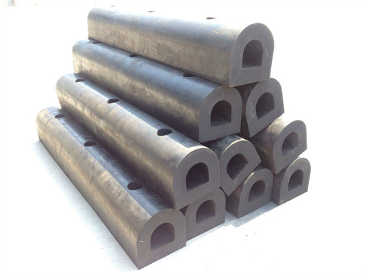 Premium D-rubber fenders met gespannen installatie