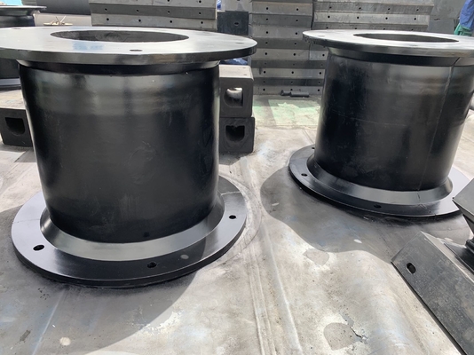 ISO 9001 Cell Rubber Fenders 60-80 Shore A Hardheid Marine Impact Protection