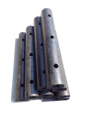 Solid Black D-vormige rubber fenders uitstekende weerbestandheid standaardpakket door rubber fender