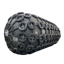 0.05-0.08Mpa Rubber Yokohama Pneumatic Fender met warm gegalvaniseerde flens