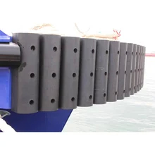 Zwarte D-type rubber fender De ultieme oplossing voor maritieme toepassingen