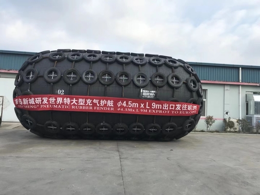 00,5-4,5m Diameter Yokohama Marine Fender in zwart voor aangepaste maritieme vereisten