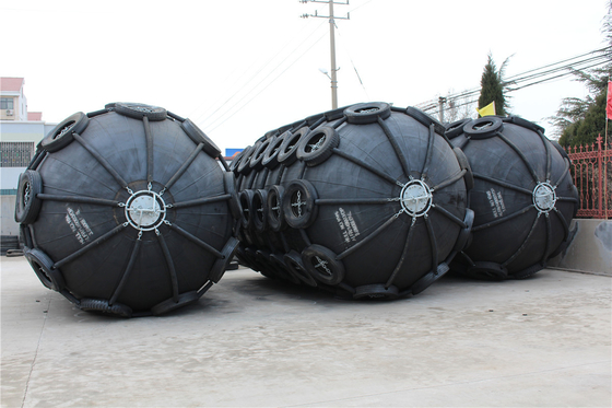Pneumatische marine fenders 3.3x6.5m Natuurrubber Yokohama Design