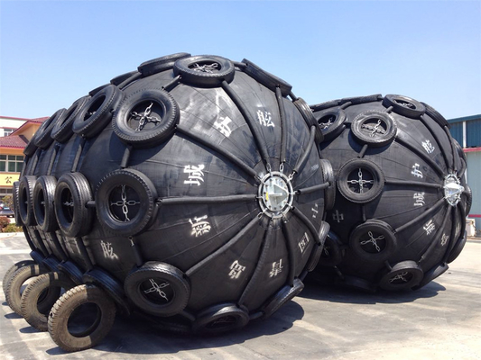 Hoge Druk Pneumatische Marine Fenders Natuurlijk Rubber Zwart