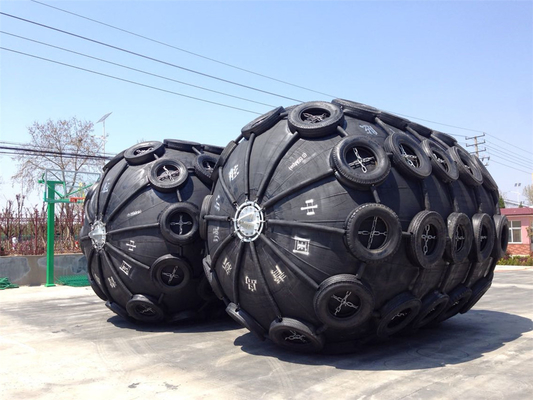 Pneumatische marine fenders 3.3x6.5m Yokohama Type Natuurrubber