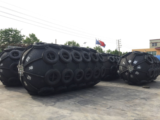 Pneumatische marine fenders 3.3x6.5m Yokohama Type Natuurrubber