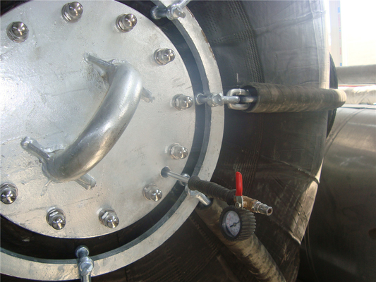 Pneumatische marine fenders 3.3x6.5m Yokohama Type Natuurrubber