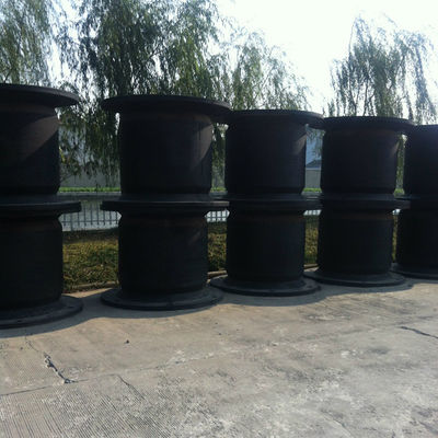 ISO 9001 Cell Rubber Fenders 60-80 Shore A Hardheid Marine Impact Protection