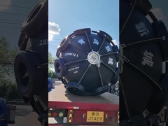 12m lange opblaasbare fender laden video